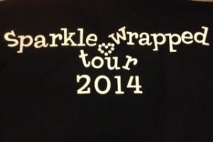 sparkle wrapped tour logo